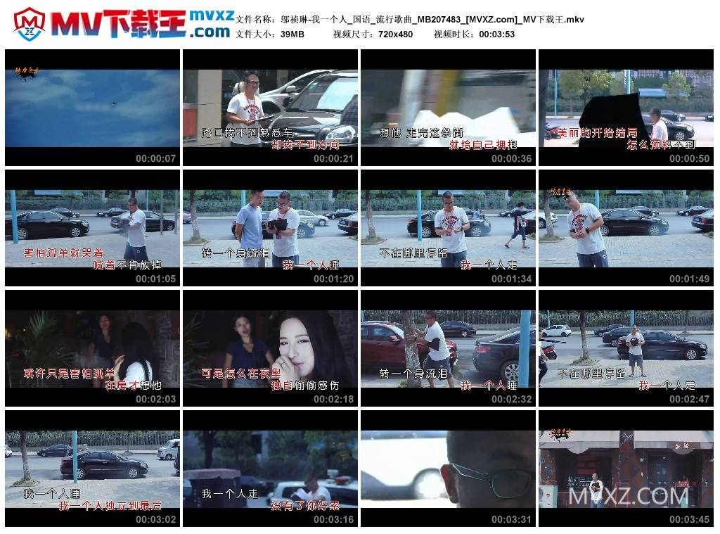 邬祯琳-我一个人_国语_流行歌曲_MB207483